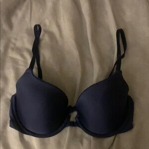 Victoria's Secret Blue Intimates Bra with Adjustable Straps and Molded Cups